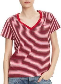 Levi's Shirt met V-hals PERFECT VNECK met mini-batwing-logoborduursel