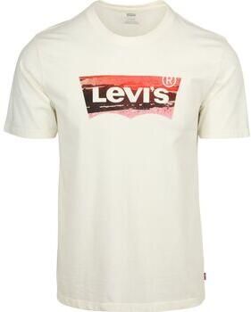 Levi's T-shirt Korte Mouw Levis T-Shirt Graphic Coastal White