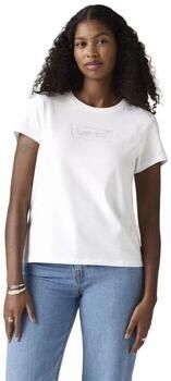 Levi's Shirt met ronde hals The Perfect Tee met logo in metallic-holoprint - Foto 9
