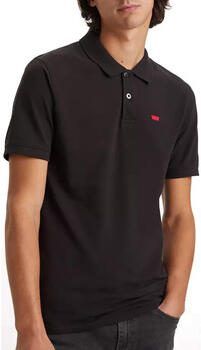 Levi's Slim Housemark Meteorite Short Sleeve Polo Black Heren - Foto 6