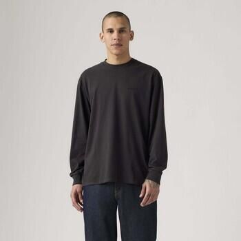 Levi's T-shirt Levis Ls Authentic Tee Mineral Black Garment D - Foto 6