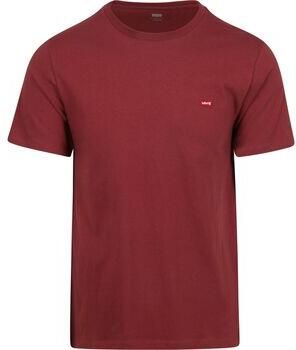 Levi's T-shirt Levis T-shirt Original Oxblood Rood