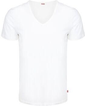Levi's T-shirt Levis T-shirt V-Neck Wit 2Pack