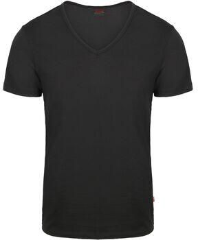 Levi's T-shirt Levis T-shirt V-Neck Zwart 2Pack