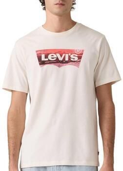 Levi's T-shirt Korte Mouw Levis T-Shirt Graphic Coastal White - Foto 6