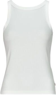 Levi's Tanktop in riblook met ronde hals