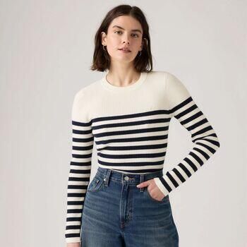 Levi's Trui met ronde hals RIB CREW SWEATER Geribbeld breipatroon - Foto 4