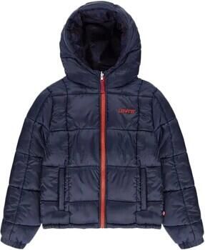 Levis Levi's Kids reversible gewatteerde winterjas met all over print zwart Jongens Polyester Capuchon 176 - Foto 2