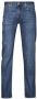 Levi's Slim Fit Blauwe Katoenen Jeans met Gewassen Effect Blue Heren - Thumbnail 1