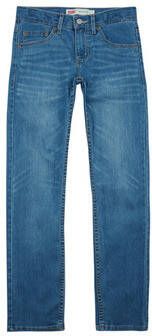 Levis Levi's Kids 511 slim fit jeans calabasas Blauw Jongens Stretchdenim 140