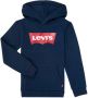 Levis Levi's Kids hoodie Batwing Screenprint met logo donkerblauw Sweater Logo 164 - Thumbnail 2