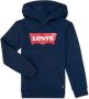 Levis Levi's Kids hoodie Batwing Screenprint met logo donkerblauw Sweater Logo 104 - Thumbnail 3