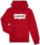 Levis Levi's Kids hoodie met logo rood wit Sweater Logo 104 - Thumbnail 2
