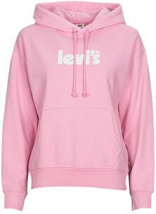 Levi's Roze katoenen sweatshirt met capuchon Pink Dames