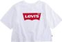 Levis Levi's Kids T-shirt LIGHT BRIGHT MEET & GREET met logo wit rood Meisjes Katoen Ronde hals 104 - Thumbnail 2