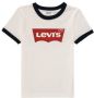 Levis Levi's Kids T-shirt Batwing Ringer met contrastbies wit Jongens Katoen Ronde hals 152 - Thumbnail 2
