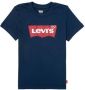 Levis Levi's Kids T-shirt Batwing met logo donkerblauw Jongens Katoen Ronde hals 110 - Thumbnail 2