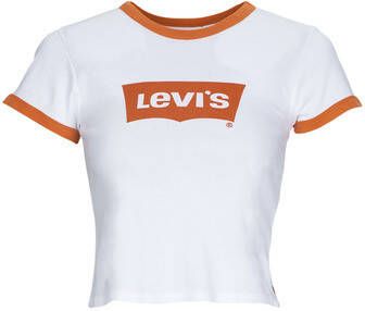 Levi's T-shirt Korte Mouw Levis GRAPHIC RINGER MINI TEE