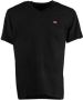 Levi's Elegante V-hals T-shirt van zwart katoen Black Heren - Thumbnail 2