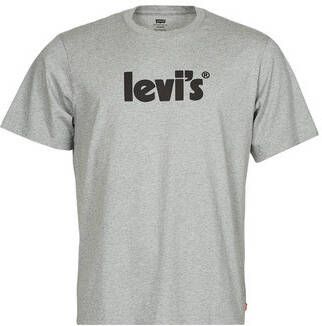 Levi's Heren T-shirt met korte mouwen en ronde hals Gray Heren