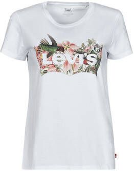 Levi's T-shirt met labelprint model 'THE PERFECT TEE BATWING'