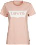 Levi's T shirt Perfect Tee Batwing met logo lichtroze - Thumbnail 1