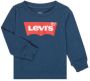Levis Levi's Kids baby longsleeve Batwing met logo donkerblauw Katoen Ronde hals 98 (36 M) - Thumbnail 4