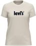 Levi's T-shirt Perfect Tee met tekst lichtgroen - Thumbnail 2