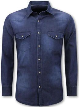 Lf Overhemd Lange Mouw Spijker Denim