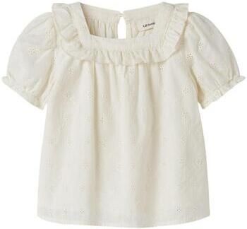 LIL' ATELIER Meisjes Tops & T-shirts Nmfhosa Ss Loose Shirt Lil Ecru - Foto 5