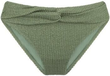 LingaDore bikinibroekje met ribstructuur en lurex olijfgroen - Foto 3