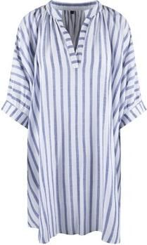 LingaDore strandtuniek blauw wit