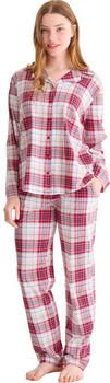 Lisca Pyjama-sets Top pyjamashirt lange mouwen COSY NIGHTS Cheek