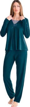 Lisca Pyjama's nachthemden Pyjama broek top lange mouwen VELVET LUXE