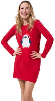 Lisca Pyjama's nachthemden Star Nachthemd met lange mouwen Twinkle Cheek