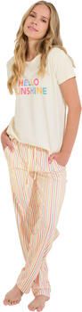Lisca Pyjama's nachthemden SUMMER Pyjama loungewear broek t-shirt Cheek