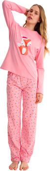 Lisca Setjes Pyjama rechte broek top M lang FOXY Cheek