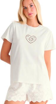 Lisca T-shirt Korte Mouw T-shirt met slipe mouwen Coeur SUMMERTIME