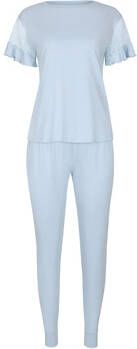 Lisca Pyjama's nachthemden Pyjama broek top korte mouwen Smooth Cheek