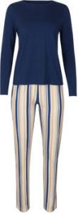 Lisca Pyjama's nachthemden Pyjama loungewear broek top lange mouwen Maxine