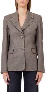 Liu Jo White Slim fit blazer met klepzakken model 'TINTO FILO' - Foto 4