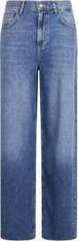Liu Jo Hoge Taille Denim Jeans Blauw Blue Dames