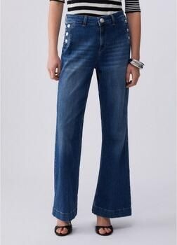Liu Jo White Flared Jeans met knopen - Foto 4