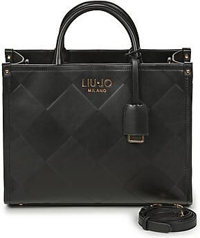 Liu Jo Geëtste Tote Tas met Ritssluiting Black Dames