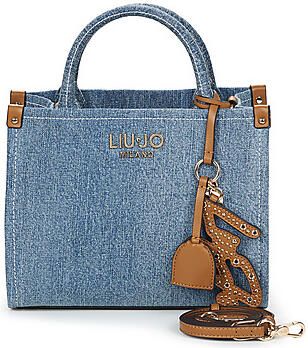 Liu Jo denim mini shopper blauw - Foto 4