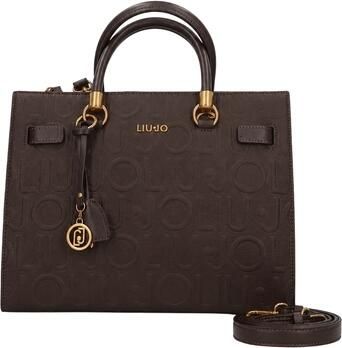 Liu Jo White Tote tas met all-over logodetail model 'Manhattan' - Foto 5