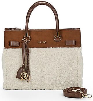 Liu Jo White Tote Tas met Logodetail