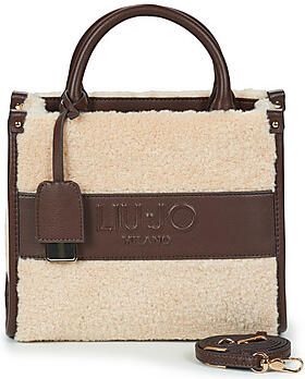 Liu Jo White Handtas met teddybont en labeldetail