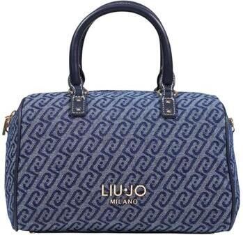 Liu Jo White Satchel in denimlook model 'Evrim' - Foto 3