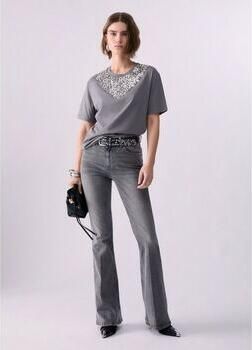 Liu Jo White High waist jeans met achterzakken model 'UP BEAT' - Foto 4